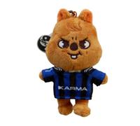 Sk-zoo Plush Keychain 'Karma' Keyring 7 * 9 cm stray-kids 'STAY' skz Wolf Chan Jiniret Bbokari Leebit Key Chain Pendant (Han)