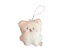 Sk-zoo Plush Keychain 'STAY' mini Keyring 5 cm stray-kids Wolf Chan Jiniret Bbokari Key Chain Pendant (Jiniret)