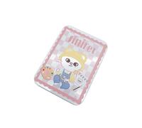 Sk-zoo Tin Box ‘STAY’ MetalTin ‘Spring outing’ series TrinketBox 11.5 * 8.5 * 2.2 cm stray-kids Photocards Storage Tin Wolf Chan Han Quokka Bbokari Keepsake Box (Jiniret)