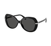 Swarovski SK6059 103887 Woman Sunglasses Acetate Black Grey Butterfly Normal