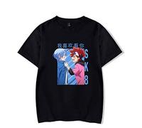 SK8 The Infinity Langa & Reki T-Shirt Anime Figure Print Tshirt Round Neck Short Sleeve Tshirts for Women/Men