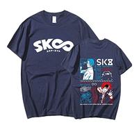 SK8 The Infinity Manga T-Shirt Langa & Reki Tee Shirt Anime Figure Print Tshirt for Women/men Round Neck Short Sleeve