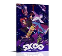 SK8 The InfinityPosters for Bedroom Aesthetic Poster Decorative Painting Canvas Wall Art Living Room Posters Bedroom Painting Wall Art DecorFrame-style16x24inch(40x60cm)