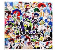 SK8 The Infinitys Stickers, 50 Pcs Anime Universe Robots Figure Vinyl Waterproof DIY Sticker Decals for Party, Water Bottle Scrapbook Laptop Skateboard Computer for Teens Students