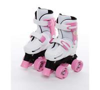 Sk8 Zone Unicorn Quad Skates Kids Roller Boots Pads Helmet Skate Set Size 9-12