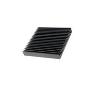 SK81/100/SA Heatsink: Extruded Grilled Black L: 100mm W: 100mm H: 15mm Fischer E