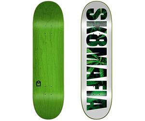 Sk8Mafia Leaves 8.0"x32" Deck Skateboard, Adult Unisex, Multicolor (Multicolor), 8.0" x 31.28"