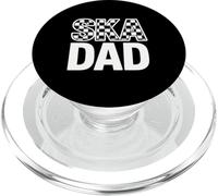 Ska Dad Punk Rock Music Checkered Two Tone Band Father Son PopSockets PopGrip for MagSafe