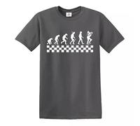 Ska Evolution of Madness T-Shirt The Specials 2 Tone Jamaica Jazz Gift Top Tee - Charcoal - M