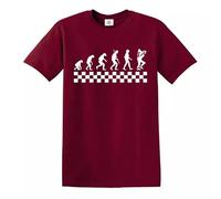 Ska Evolution of Madness T-Shirt The Specials 2 Tone Jamaica Jazz Gift Top Tee - Maroon - 3XL