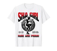 Ska Girl Loud and Proud Rhythm Value Graphic T-Shirt, Men, White, M
