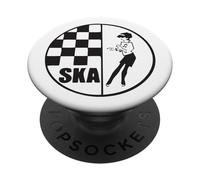 Ska Girl Ska Boy Checkered PopSockets Adhesive PopGrip