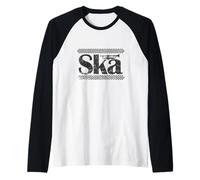 Ska Music Rhythm and Rebellion Raglan Baseball Tee