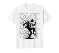 Ska Music Skankin' Upbeat Rhythm Value Graphic T-Shirt, Men, White, M