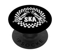 Ska Trumpet Old School Jazz Music Style PopSockets Swappable PopGrip