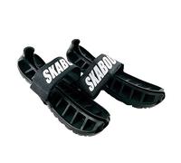 Skaboots Walkable Skate Guards Large Black - Fits hockey skate sizes 5-9.5 Max blade length 12 inches. Figure skates - Measure blade length for proper size.