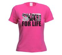 Ska'd for Life Womens Ska T-Shirt (XL, Hot Pink)