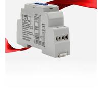SKAD04 Three-Phase Voltage Protection Relay, Overvoltage Undervoltage Phase Monitor for 220VAC Systems, DIN Rail Mount Gray Housing
