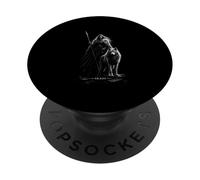 Skadi Norse Goddess female Viking Warrior PopSockets Adhesive PopGrip