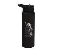 Skadi Norse Goddess Female Viking Warrior Stainless Steel Insulated Water Bottle