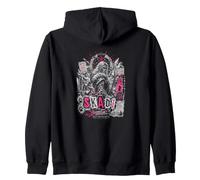 Skadi Winter Hunts Bones Break Chains Warrior Zip Hoodie