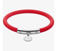 Skagen Blakely Red Silicone and Silver-Tone Bracelet SKJ1280040