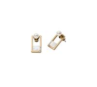 Skagen Denmark Jewelry Agnethe Earrings Stainless Steel SKJ1426998 - Woman - Stainless Steel Gold