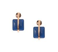 Skagen Earrings for Women Sea Glass, 18 mm Drop Length Blue Stainless Steel Earrings, SKJ1136791