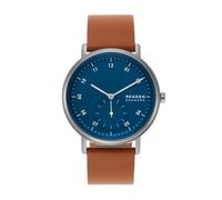 Skagen Men Analog Quartz Watch with Leather Strap SKW6888