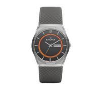 Skagen Melbye Three-Hand Watch with Stainless Steel Mesh Band