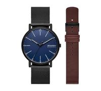 Skagen Men's Analog Quartz Watch with Stainless Steel Strap SKW6933SET