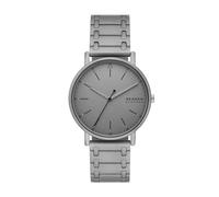 Skagen Signatur Minimalist Men's Watch with Stainless Steel Bracelet, Mesh or Leather Band, Gray Bracelet, Signatur