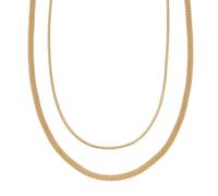 Skagen SKJ1600710 Gold Tone Double Necklace - A70263