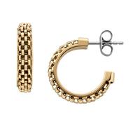Skagen SKJ1858710 MERETE MESH Gold Tone IP Earrings - A70278