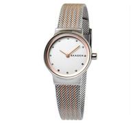 Skagen SKW2699 | Women's Analog Watch | Two-Tone Mesh Band | Crystal Markers | M