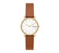 Skagen SKW3121 Signatur Lille Tan Leather Strap Watch - W06316
