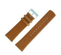 Skagen SKW6082 Watch Strap, 22 mm Leather, Brown Screwed Lug, Classic