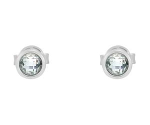 Skagen Sofie Sea Glass Women's Silver-Tone Stainless Steel Earring, SKJ1893040