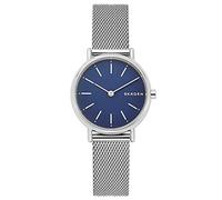 Skagen Watch for Women Signatur Lille, Two Hand Movement, 30 mm Silver Stainless Steel Case with a Stainless Steel Mesh Strap, SKW2759