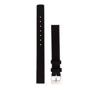 Skagen Watch straps for women, 12 mm, black leather, original replacement strap for 358XSSLBC, black, Strap.
