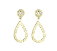Skagen Women Earrings Ear Studs Glitter Gold JESG002