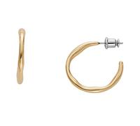 Skagen Women's Gold tone Stainless Steel or Semi- Precious with post closure Earrings, Sunrise Gold