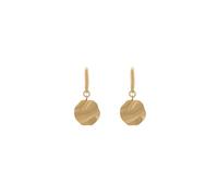 Skagen Women's Gold tone Stainless Steel with wire hook closure Earrings, Grace Gold