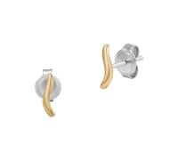 Skagen Women's Kariana Essential Waves Gold-Tone Stainless Steel Stud Earrings (Model: SKJ1782710)