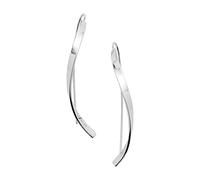 Skagen Women's Minimalist Silver, Rose Gold or Gold Tone Stainless Steel Drop Earrings, 0, Stainless Steel
