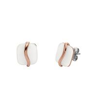Skagen Women's Sofie Sea Glass White Organic-Shaped Stud Earrings, SKJ1817791