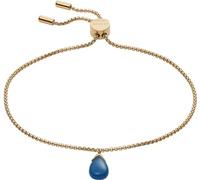 Skagen Sea Glass SKJ1629710 Women's Link Bracelet Blue Glass, Inner Length: 21.6cm, Stainless Steel, No gemstone