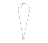 Skagen SKJ1620710 Women's Catrine Pendant Stainless Steel Gold-Coloured, Length: 406mm + 50.80mm, Stainless Steel, No gemstone.