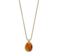 Skagen Women's Stainless Steel or Semi precious with lobster clasp closure Sea glass Pendant necklace