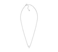 Skagen Women's Stainless Steel or Semi precious with lobster clasp closure Sea glass Pendant necklace, Metallic Silver